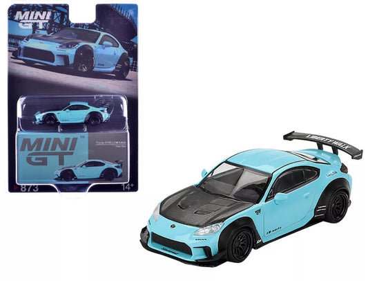 Mini GT - Toyota GR86 "LB-Nation - Liberty Walk" Baby Blue