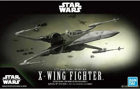 Star Wars: Episode 9 X-Wing Fighter – Bandai Collectible Model Kit NIB